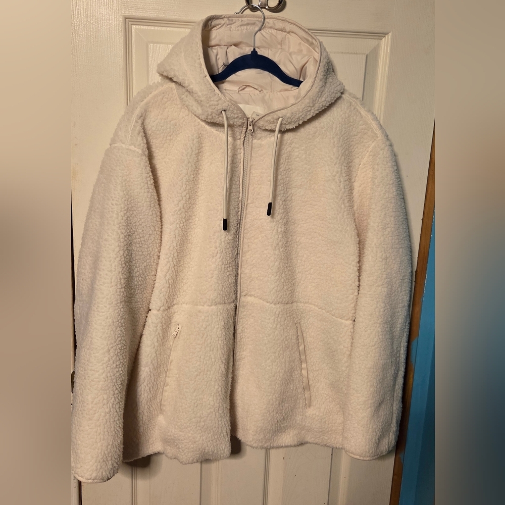 H&M Cream and Blue Garment